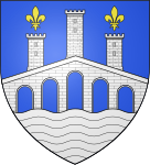 Blason ville fr Villeneuve-sur-Lot (Lot-et-Garonne)